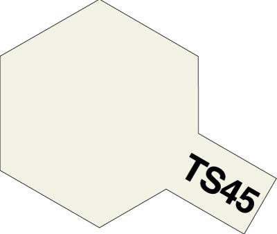 タミヤ　85045　　タミヤ プラスチック用スプレー TS45 パールホワイト