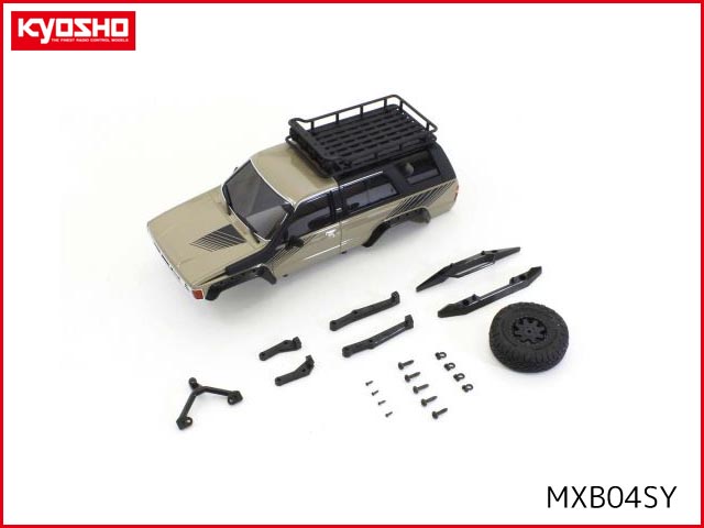 (B)京商　MXB04SY　　BS MX01 トヨタ4ランナー アクセサリーパーツ付　サンドイエロー