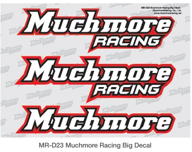 (B)MR-D23　　Muchmore Racing ビックロゴデカール