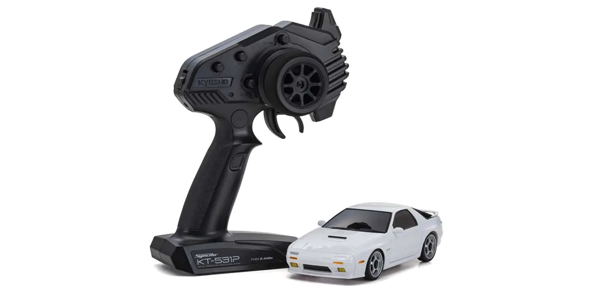 京商 ミニッツAWD マツダ サバンナ RX-7 FC3S ホワイト レディセット