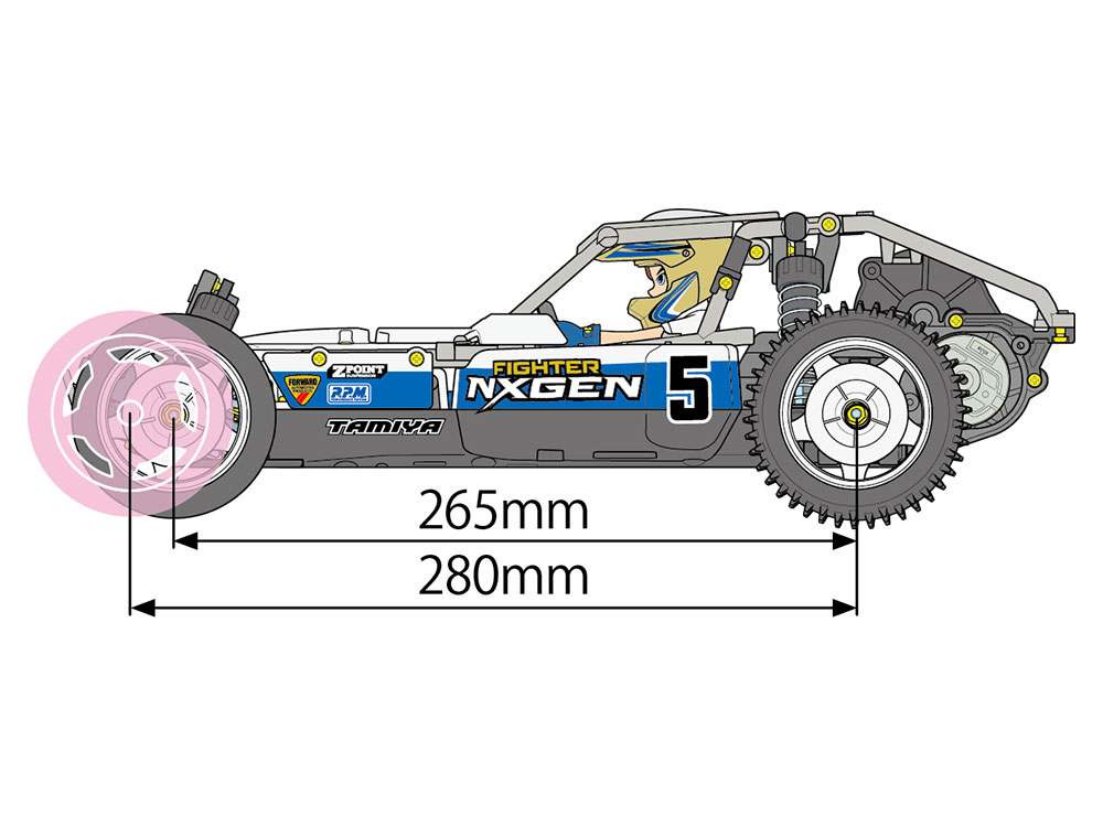 タミヤ ファイター ネクスジェン(DT-04シャーシ)組立キット