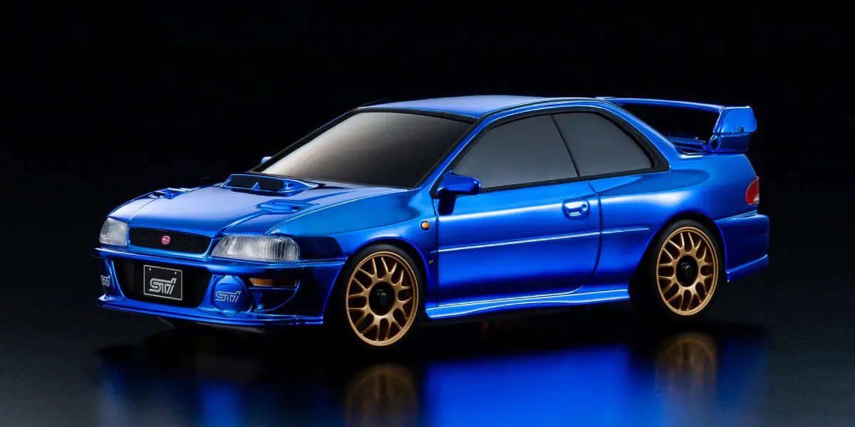 京商 60周年記念仕様 ASC スバルインプレッサ 22B-STiクロームブルー