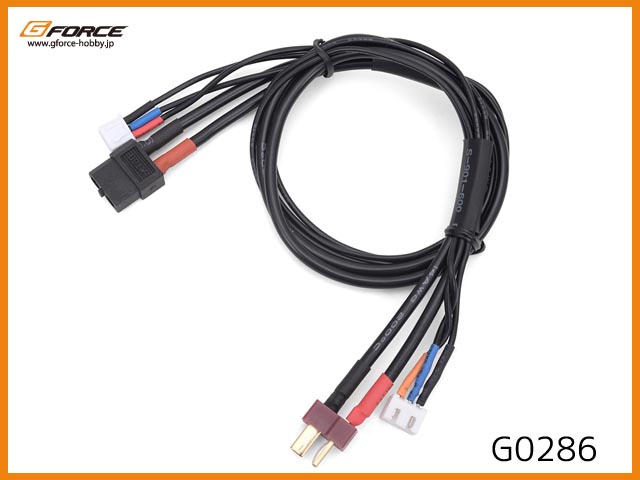 G-FORCE　G0286　　XT60/2ピン 2S充電ケーブル (50cm)