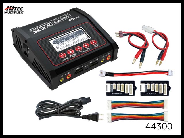 ハイテック　44300-B　　マルチチャージャーX2 ACプラス260 充電器　　Hitec