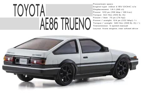 京商 32635WBK ミニッツAWDレディセット トヨタ スプリンター トレノ 