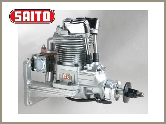 SAITO　FG-30B　4サイクルガソリンエンジン (エンジンマウント付)　斎藤製作所　(お取り寄せ)
