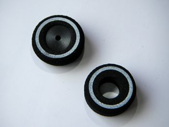 テトラ　1226　　カラーライトスポンジタイヤ (黒)　20mm