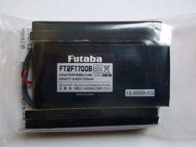 FUTABA　BA0140　　FT2F1700BV2 送信機用 LiFeバッテリー
