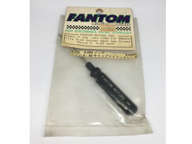 FANTOM Racing Moters　F335　0.093インチ　アソシ 4-40　キャップスクリュウレンチ　[処分特価]