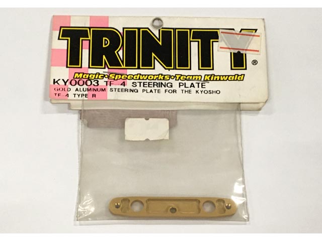 TRINITY　KY0003　　TF-4 ゴールドステアリングプレート　[処分特価]