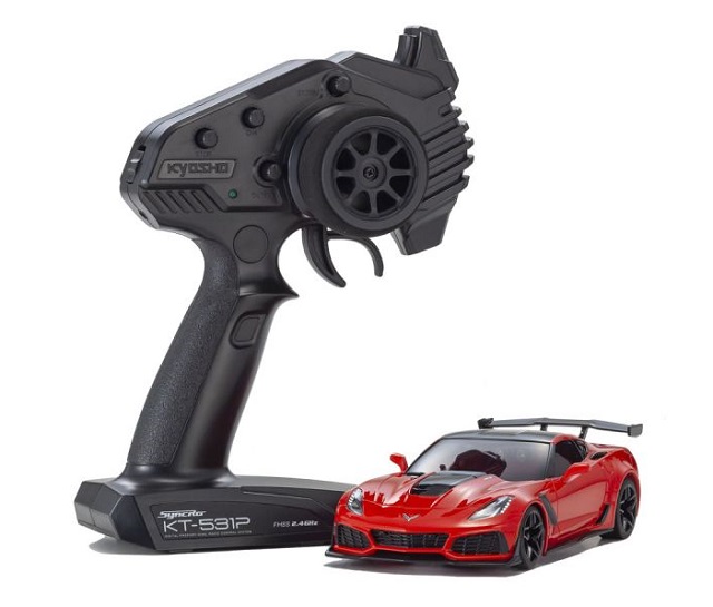 京商　ミニッツRWDシリーズ シボレー コルベット ZR1 トーチレッド レディセット