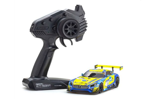 (箱破れ、特価)京商　ミニッツRWDシリーズ メルセデス-AMG GT3 No.5 24H Nurburgring レディセット