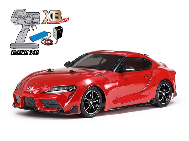 タミヤ 57916 1/10 XB トヨタ GR スープラ(TT-02シャーシ)レッド 2.4G TBLE04S仕様