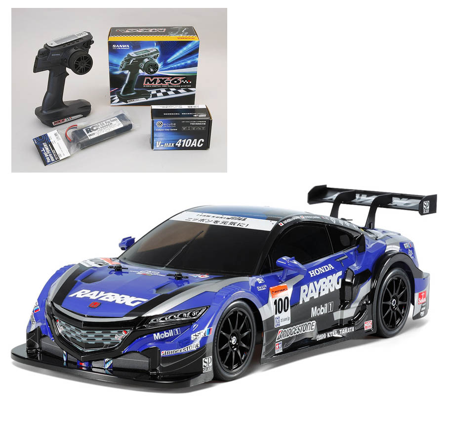 RAYBRIG　NSX　CONSEPT-GT(TT02シャーシ)オリジナルフルセット