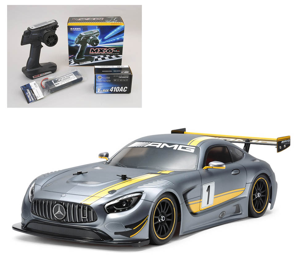 1/10 電動RC MERCEDES-AMG　GT3(TT-02)　オリジナルフルセット