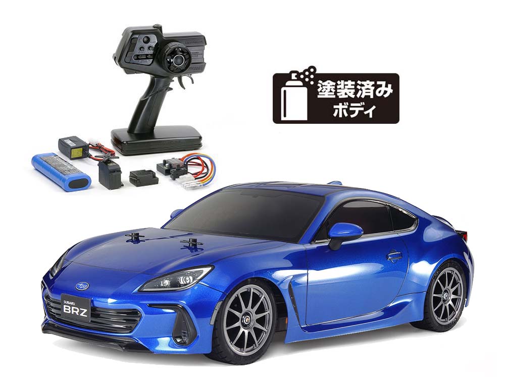 タミヤ 1/10RC SUBARU BRZ(ZD8) (TT-02シャーシ)組立キット+ファインスペック 電動RCドライブセット