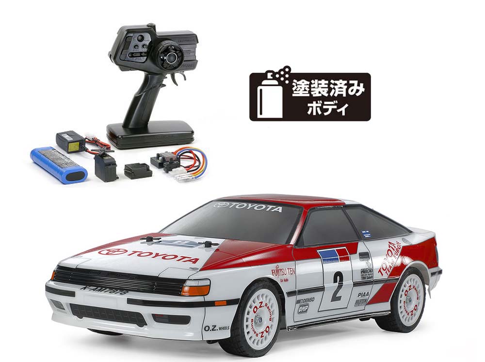 タミヤ　トヨタ セリカ GT-FOUR (ST165)(TT-02)組立キット+ファインスペック電動RCドライブセッ