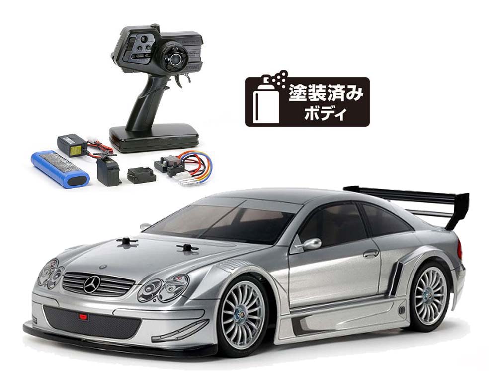 タミヤ　2202 メルセデス･ベンツ CLK AMG レーシング(TT-02)組立キット+ファインスペック電動RCド