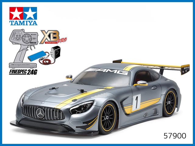 タミヤ　XB MERCEDES-AMG GT3 (TT-02シャーシ)　　TBLE-04S仕様　　57900