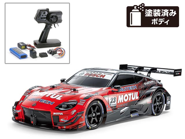 タミヤ　MOTUL AUTECH Z (TT-02シャーシ)組立キット+ファインスペック電動RCドライブセット