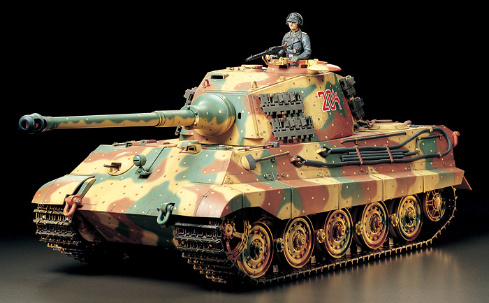 RCT 1/16 ドイツ 重戦車 キングタイガー（ヘンシェル砲塔） フルオペレーションセット【プロポ変更済み】【取寄せ】