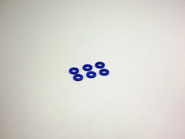 京商　W0145　　アルミカラー（3×7×1／ブルー／6pcs）