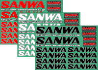 107A90531A　　SANWAデカール　ブラック