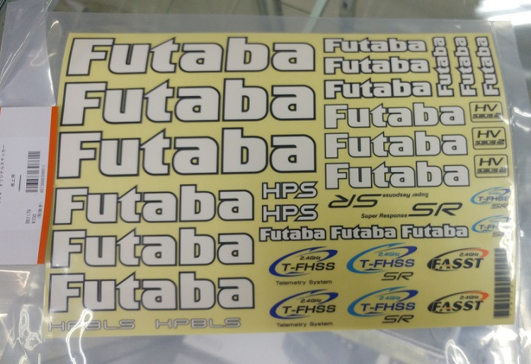 FUTABA　BB1179　　デカール for car