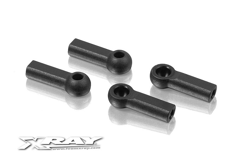 XRAY　302665#2　ボールジョイント クローズ【4.9mm/4pcs】