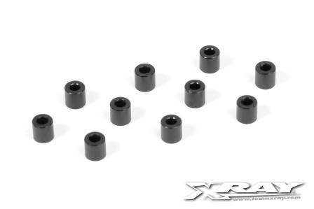 303128K# アルミシム【3x6x6.0mm/10pcs/ブラック】 303128K# アルミシム【3x6x6.0mm/10pcs/ブラック】