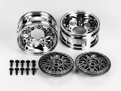 タミヤ SP548 2ピースメッシュホイール2本セット（四駆・FF