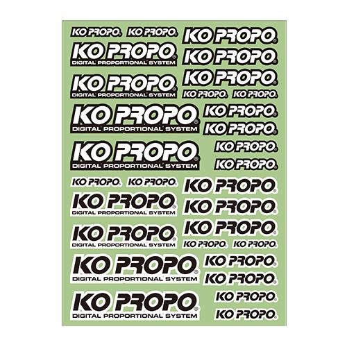 KO PROPO　近藤科学　79072　　KOデカール　ブラック／ホワイト