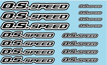 O.S.　79884298　O.S.SPEED ステッカー 2023 ホワイト