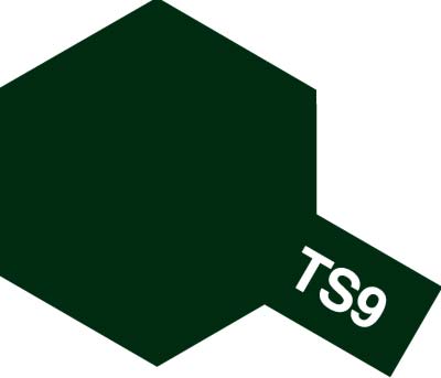 タミヤ　85009　　タミヤ プラスチック用スプレー TS9 ブリティッシュグリーン