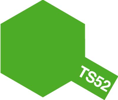 タミヤ　85052　　タミヤ プラスチック用スプレー TS52 キャンディライムグリーン