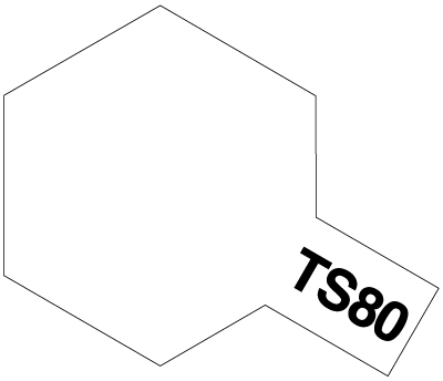タミヤ　85080　　タミヤ プラスチック用スプレー TS80　フラットクリヤー