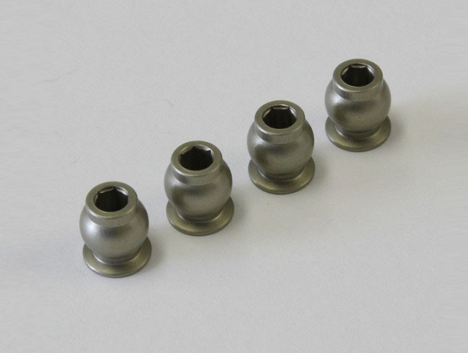 ESCジュラルミンビスL=13mm 4本入(パープル) アキュバンス用 [WP