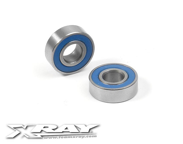 XRAY　940512#　φ5x12x4mm ラバーシールベアリング 2個入り