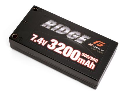 G FORCE (B)GFG003 RIDGE LIPO 7.4V 3200mAhショートタイプ(1Sサイズ) G FORCE (B)GFG003 RIDGE LIPO 7.4V 3200mAhショートタイプ(1Sサイズ)