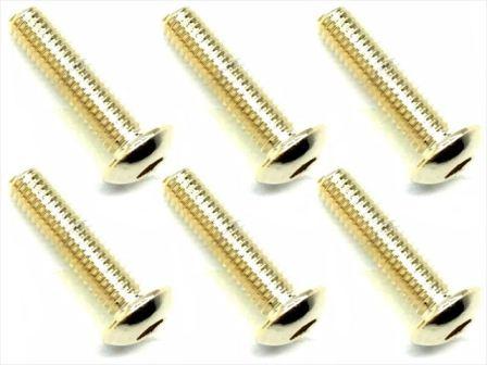 スクエア　NSR-312G　　24Kゴールドステンヘックスビス ボタン3x12 6本