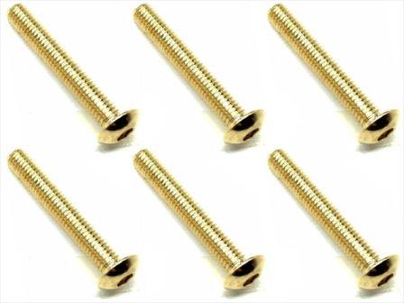 スクエア　NSR-320G　　24Kゴールドステンヘックスビス ボタン3x20 6本