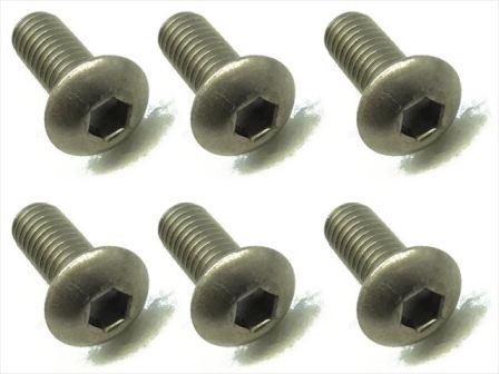 スクエア　NTR-410　　チタンヘックスボタンビス 4×10（6本入）