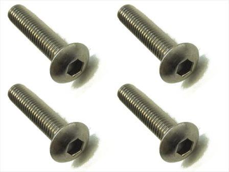 スクエア　NTR-420　　チタンヘックスボタンビス 4×20（4本入）