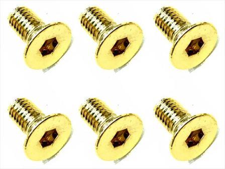 スクエア　SSR-306G　　24Kゴールドステンヘックスビス 皿3x6 6本