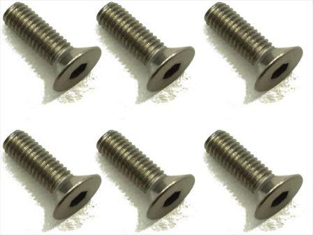 スクエア　STR-310　　チタンヘックス皿ビス 3×10（6本入）