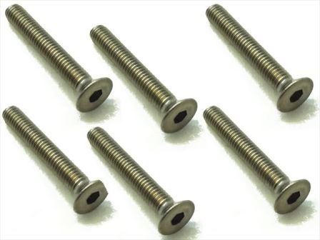 スクエア　STR-320　　チタンヘックス皿ビス 3×20（6本入）