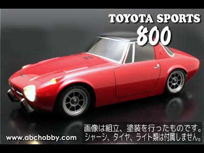 ABCホビー　67305　1/10　ミニ　トヨタ　スポーツ800