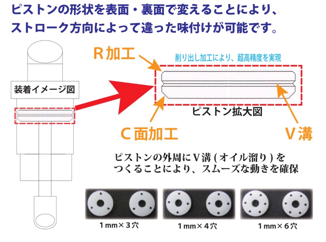 TOP LINE　DP-2106　　スマートダンパーピストン CRV(ヨコモビッグボア用) 6穴