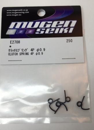 MUGEN／ムゲン　(B)E2708　　クラッチスプリング　4P　φ0.9
