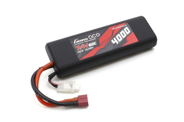 京商　GAB4202　Gens ace LiPo 4000 ストレートパック (60C/7.4V)